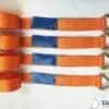 Vehicle Transporter Recovery Straps Orange Small Pad x 4 - Damar Webbing Solutions Ltd