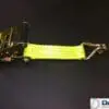 Vehicle Transporter Recovery Straps Hi Viz Yellow Small Pad x 4 - Damar Webbing Solutions Ltd