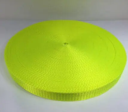 Webbing 50mm 5ton Hi Vis Yellow - Damar Webbing Solutions Ltd