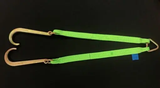 Large hook winch brother recovery strap - Damar Webbing Solutions Ltd