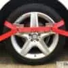 Recovery Ratchet Alloy Wheel Straps Trailer  x 4 (RED) - Damar Webbing Solutions Ltd