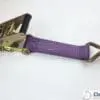 2 x 4mtr recovery alloy wheel ratchet transporter trailer straps strop Purple - Damar Webbing Solutions Ltd