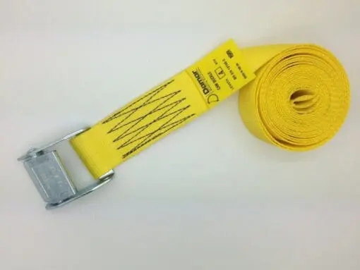 Cam buckle tie down straps 50mm wide 6mtr long - Damar Webbing Solutions Ltd