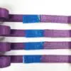 Vehicle Transporter Recovery Straps Violet soft links x 4 - Damar Webbing Solutions Ltd