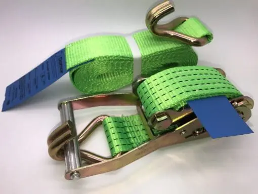 Ratchet Straps 5ton (5000kgs) x 50mm x 6mtr - Damar Webbing Solutions Ltd