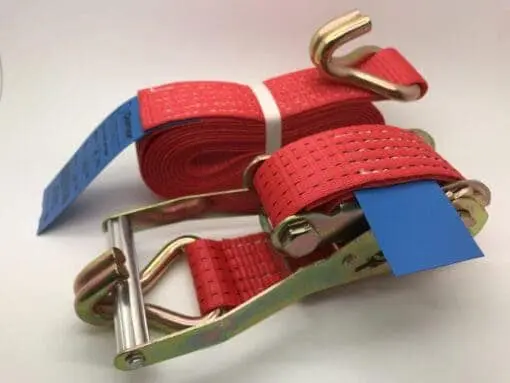 Ratchet Straps 5ton (5000kgs) x 50mm x 6mtr - Damar Webbing Solutions Ltd