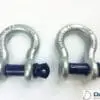 Tow strap 4x4 recovery 6mtr 10ton with 2 tested shackles - Damar Webbing Solutions Ltd