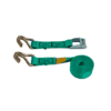 Cam buckle strap with hooks Green