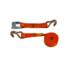 Cam buckle strap with hooks Orange