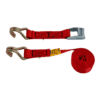 Cam buckle strap with hooks Red