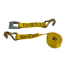 Cam buckle strap with hooks Yellow