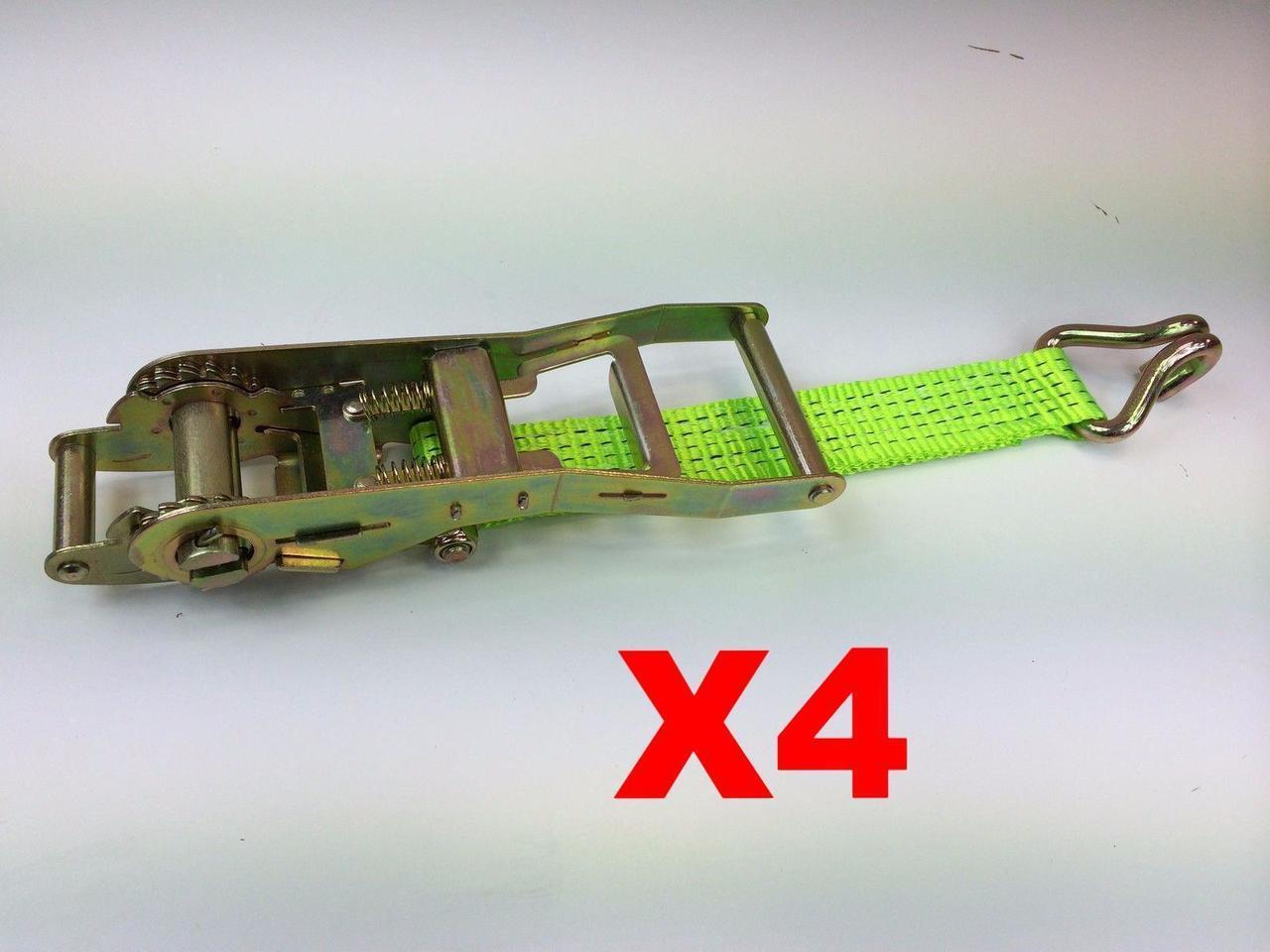 4 x Ergonomic Ratchet Handles with short end and hooks 5ton Trailers - Damar Webbing Solutions Ltd