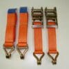 2 X UNIVERSAL RECOVERY RATCHET STRAPS TRAILER 5TON - Damar Webbing Solutions Ltd