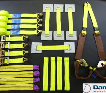 Car trailer recovery ratchet wheel straps & Accessories including winch brother - Damar Webbing Solutions Ltd