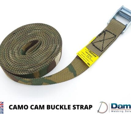Camo Cam buckle tie down straps endless (Choose length)