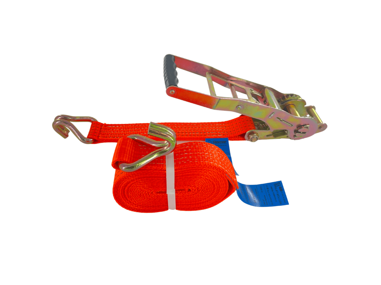 Ergo Ratchet Straps 5ton (5000kgs) x 50mm x 5mtr Damar Webbing