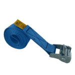 Cam Buckle Tie Down Straps 35mm Wide Blue