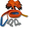 Tow strap heavy duty orange