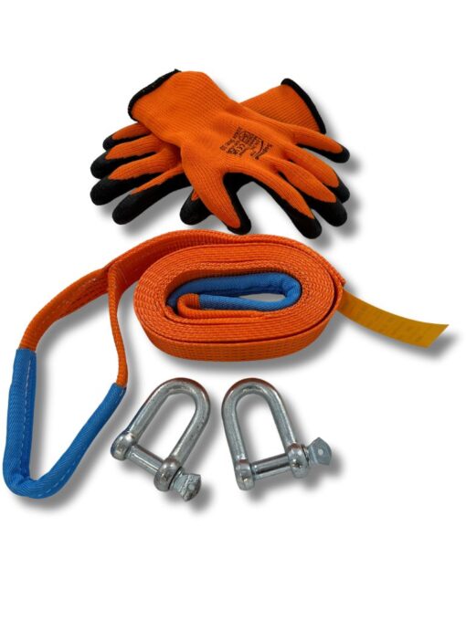 Tow strap heavy duty orange